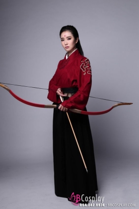 Thuê Hán Phục Chiết Eo Hồng Vân
