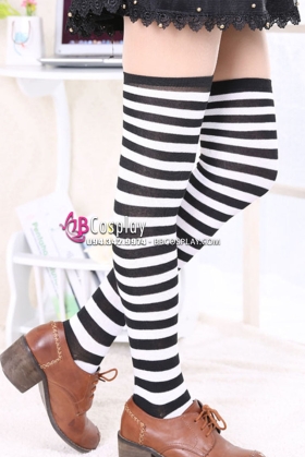 Vớ Sọc Trắng Đen