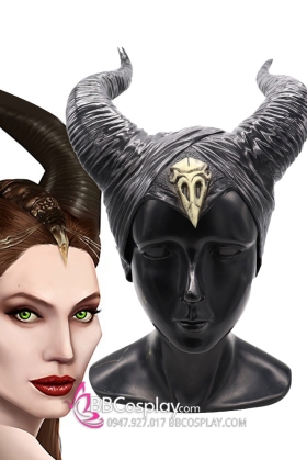 Sừng Phù Thủy Maleficent Đầu Lâu (Màu Vàng)