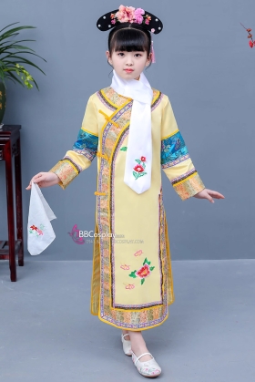 Trang Phục Quí Phi Nhà Thanh Cho Bé