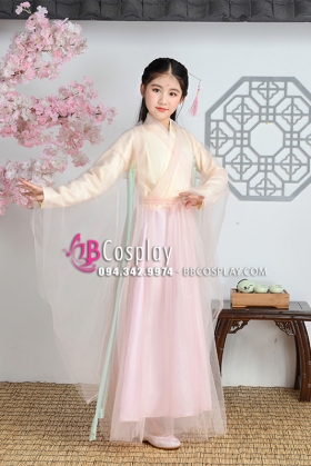 Trang Phục Hằng Nga - Mẫu Bạch Thiển Vàng