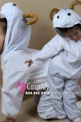 Đồ Hình Thú Trẻ Em Cừu Trắng