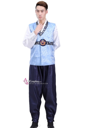 Hanbok Của Hàn Quốc Cho Nam Vải Gấm