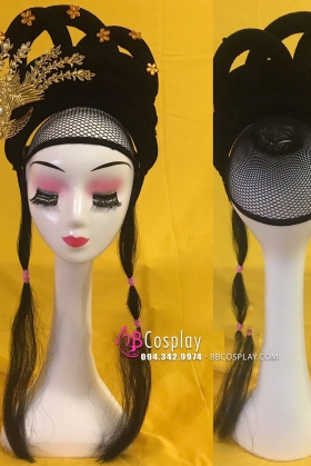 Búi Tóc Giả Cổ Trang Phượng Hoàng