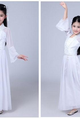 Trang Phục Cổ Trang Cho Bé - Màu Trắng