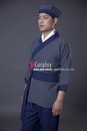 Đồ Tiểu Nhị Xanh Viền Xanh Đậm