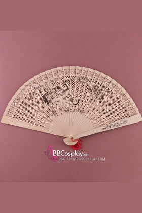 Quạt Gỗ - Chim Sếu