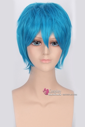 Tóc Giả Nam Cơ Bản Xanh Biển