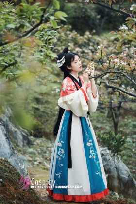 Trang Phục Hằng Nga Hồ Điệp Lam