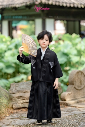 Kimono Bé Trai - Mẫu Đen