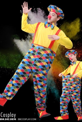 Trang Phục Chú Hề Nam Quần Yếm