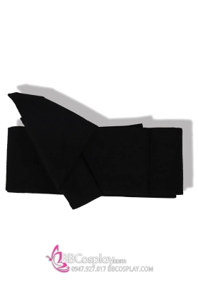 Đai Lưng Kimono Nam Đen Trơn
