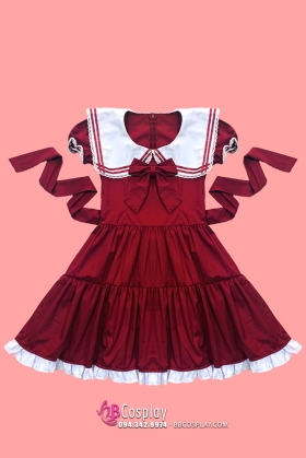 Đầm Thủy Thủ Đỏ Đô Mẫu Mới