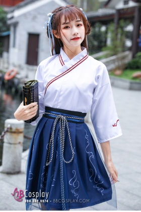 Hán Phục Cách Tân Vân Lưu - Xanh