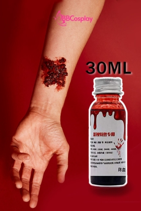 Máu Giả Hoá Trang Chai Mini 30Ml Tạo Vết Thương