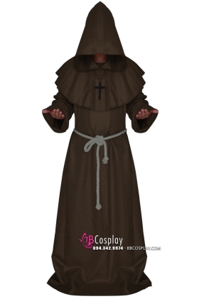 Trang Phục Pháp Sư Phù Thủy - Nâu Thổ Thần