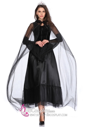 Trang Phục Phù Thủy Hoa Hồng Đen