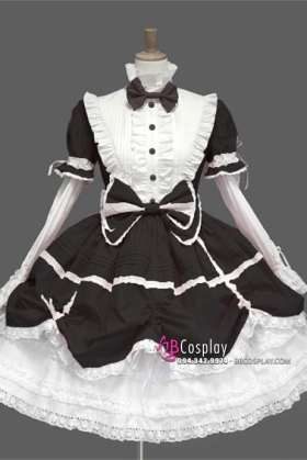 Đầm Lolita Đen Phong Cách Gothic