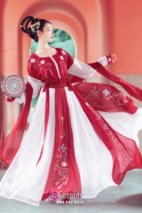 Trang Phục Múa Hằng Nga Xích Tố