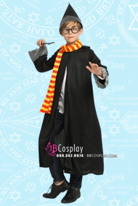 Đồ Phù Thủy Halloween Cho Bé 120Cm - 130Cm