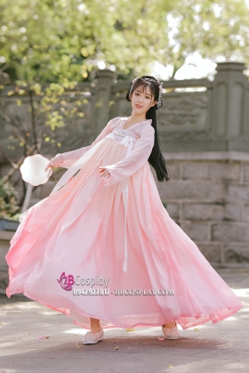 Hán Phục Lạc Hoa Bách Hợp Phấn