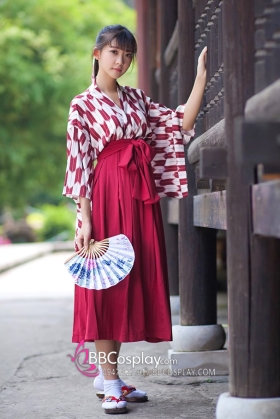 Kimono Hakama Nữ Chuẩn Nhật