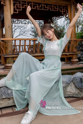 Hán Phục Cách Tân Quần Yếm