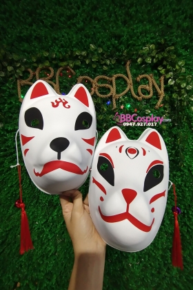 Mặt Nạ Cáo Kitsune Full Mặt