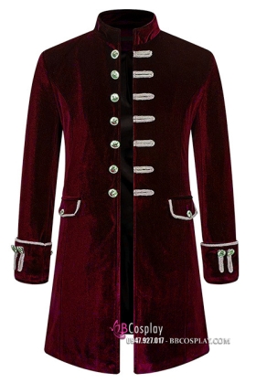 Vest Napoleon Đỏ Nhung