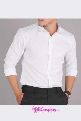 Áo Sơ Mi Nam Cơ Bản - Trắng