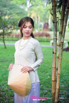 Đồ Bà Ba Gấm Màu Kem