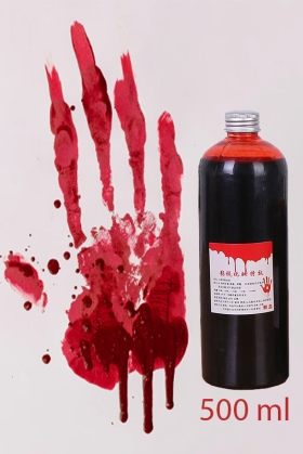 Máu Giả Hoá Trang Chai 500Ml Siêu To Khổng Lồ