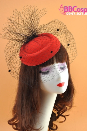 Nón Cocktail Cổ Điển Dạng Nón Lưới