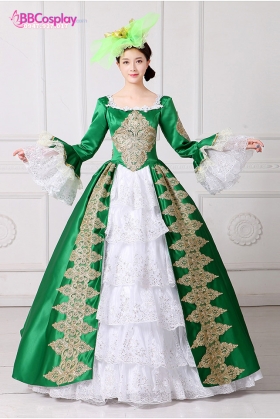 Đầm Quý Tộc Âu Mỹ 15TH Green Tea