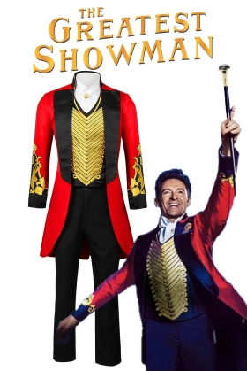 Vest Đỏ Bầu Sô - Vest Trình Diễn Nghệ Thuật - The Geatest Showman - Mẫu Thêu