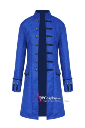 Vest Nam Châu Âu Napoleon Màu Xanh Dương 18Th Century