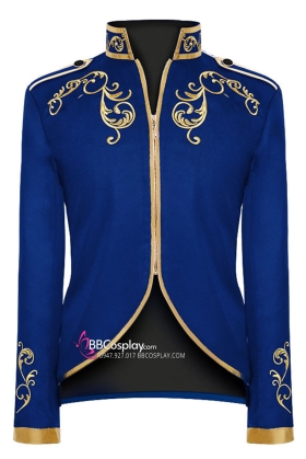 Vest Hoàng Tử Xanh Viền Vàng