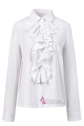 Sơ Mi Công Tước Hoàng Gia Cổ Điển Bèo Cổ Dài