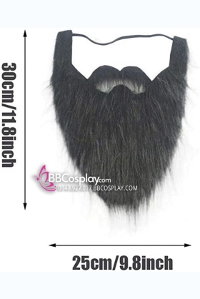 Râu Quai Nón Màu Xám