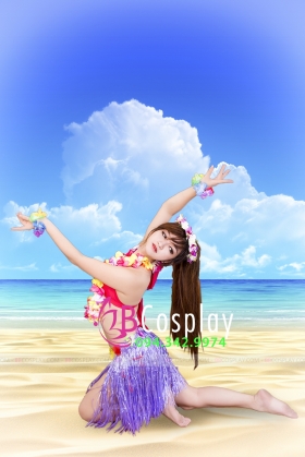 Trang Phục Hawaii  - Màu Tím