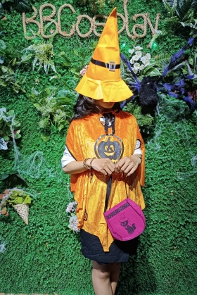 Đồ Phù Thủy Bí Ngô Màu Cam