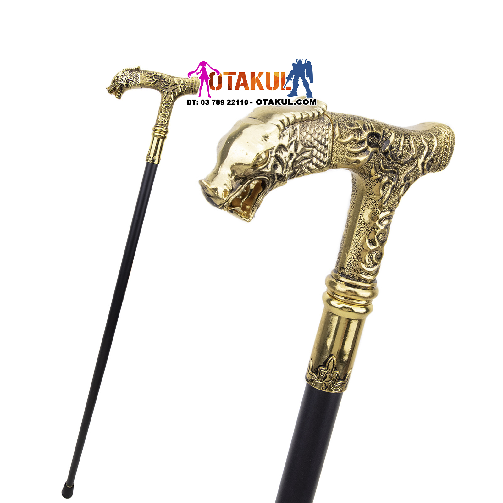 Gậy Quý Tộc Đầu Rồng Kiểu Dáng Sắc Xảo Tinh Tế