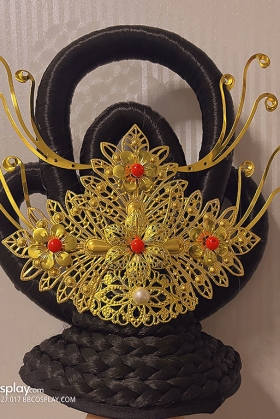 Búi Tóc Đôn Hoàng Có Kèm Phím