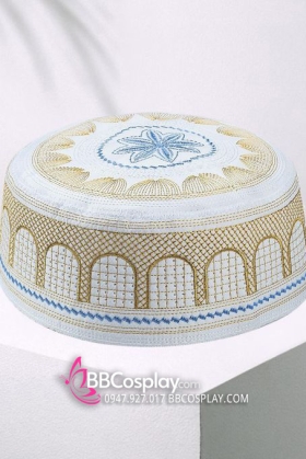 Nón Cầu Nguyện Kufi - Màu Vàng