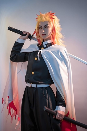 Đồ Cosplay Viêm Trụ Rengoku Kyoujurou - Kimetsu No Yaiba