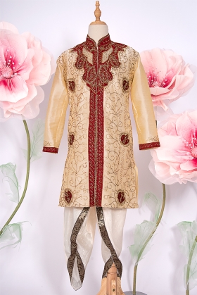 Trang Phục Ấn Độ Nam Vàng Hoàng Gia