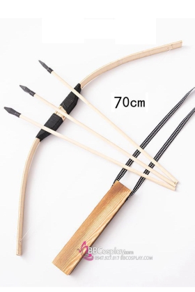 Bộ Cung Tên Dài 70Cm + Mũi Tên Và Ống Tên