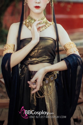 Phụ Kiện Vòng Cổ Trang Sức Múa Đôn Hoàng