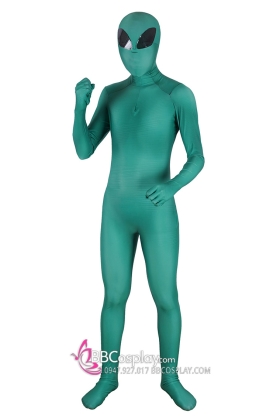 Trang Phục Alien Người Ngoài Hành Tinh Xanh