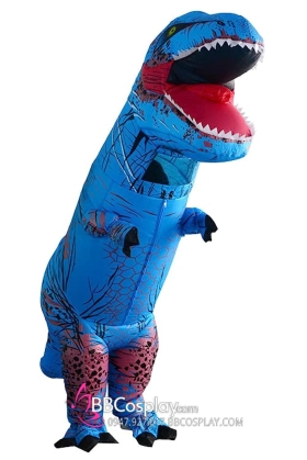 Mascot Khủng Long Xanh Bơm Hơi
